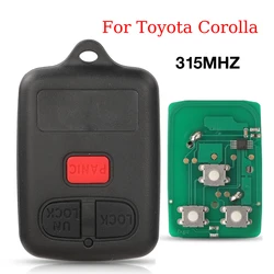 Jingyuqin 3 Bottoni Chiave di Controllo Remoto Dell'automobile Per BYD F3 F3R Per Toyota Corolla 315MHZ Vecchio BYD F3 F3R telecomando