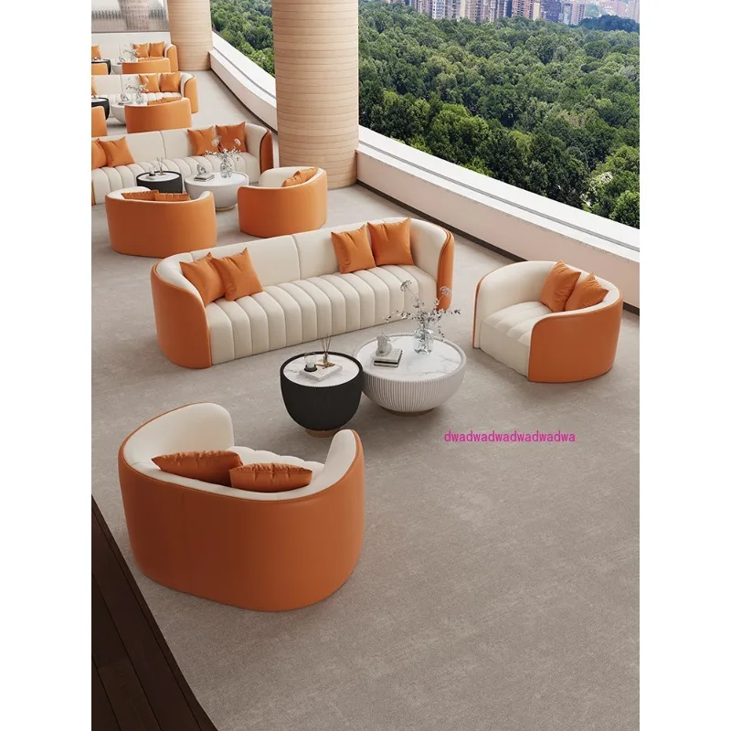 

Sofa Light Luxury Office Business Sales Office Hotel Beauty Salon Club Lobby Rest Area Reception