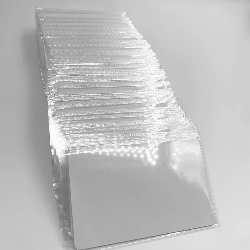 200 шт., 13,56 МГц, читаемый, записываемый, белый, глянцевый, черный, матовый чип, IC, пустая карта Ntag 213, ПВХ, NFC-карта для печати, смарт-карта