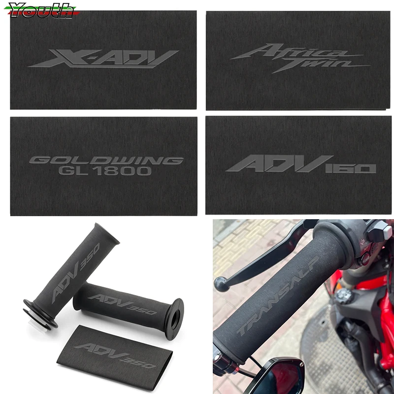 For Honda Goldwing GL1800 ADV350 ADV160 Africa Twin CRF1100L CRF1000L Transalp X-ADV 750 Handlebar Heat Shrinkable Grip Cover