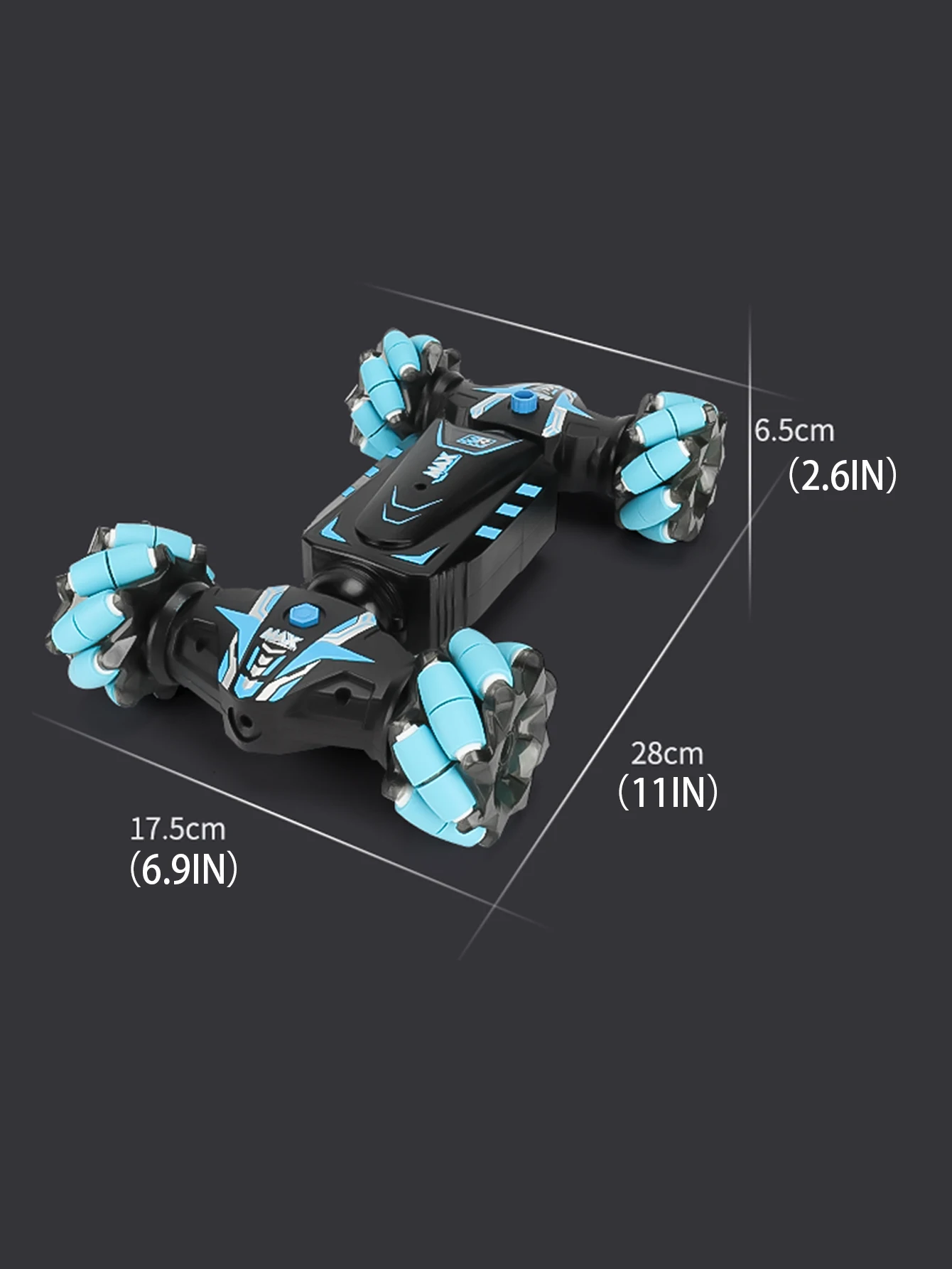 Remote control stunt car, gesture sensing remote control, with spray function,2.4GHz remote control car, with lights, music