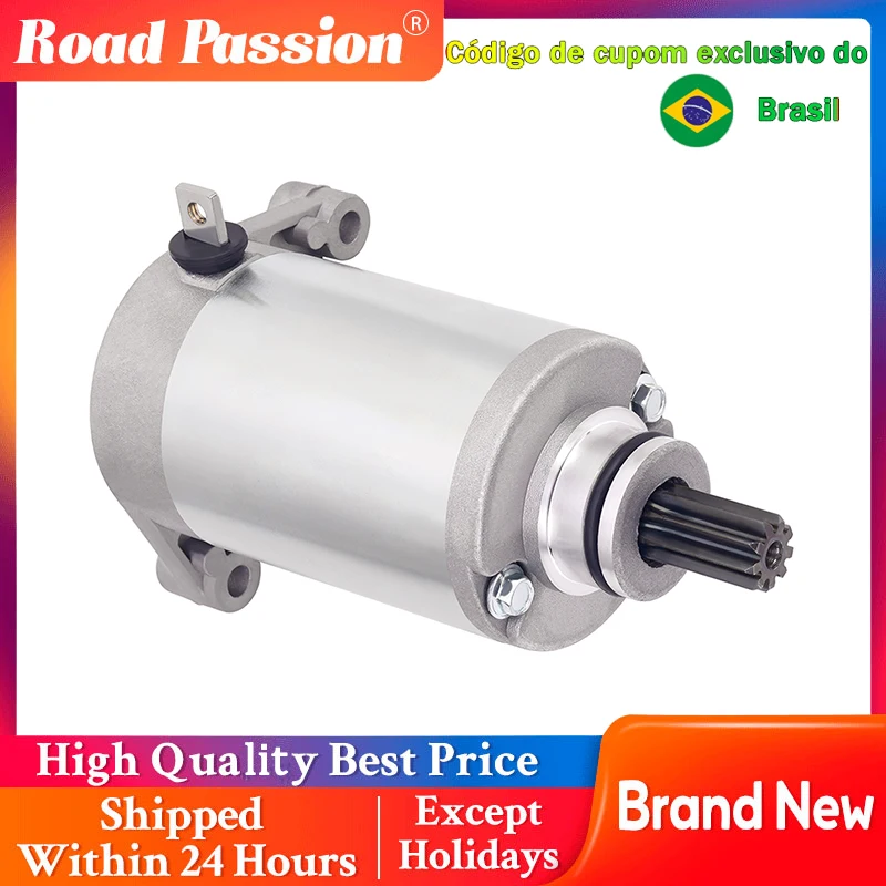Motor de arranque para motocicleta, paixão de estrada, para kawasaki hyosung street moto gt250 gt250r gv250 125cc cometa aquila