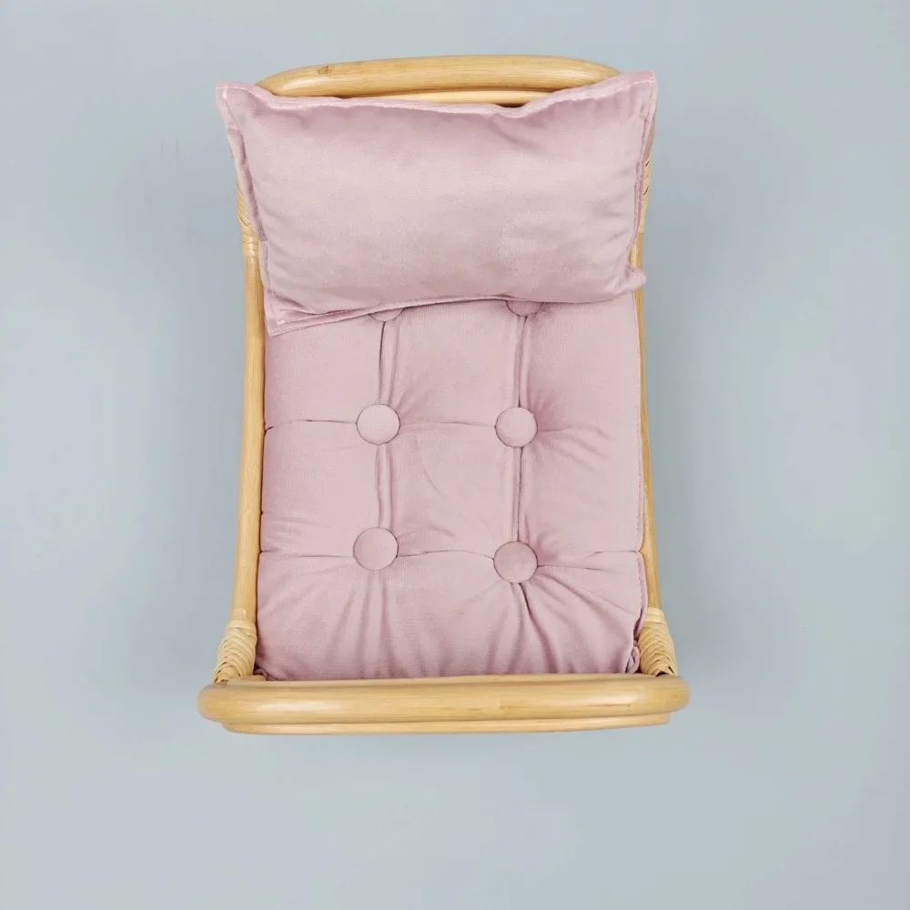 Velvet Colchão Pillow Set para o bebê recém-nascido, Fotografia Props, Estúdio de Tiro Acessórios, Cama Almofada, Mat, Foto Props