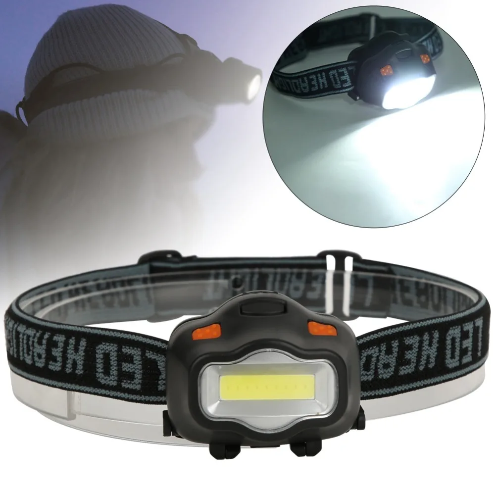 دائم ABS COB المصباح مقاوم للماء سطوع قابل للتعديل رئيس مصباح صغير الحجم LED كشافات التخييم