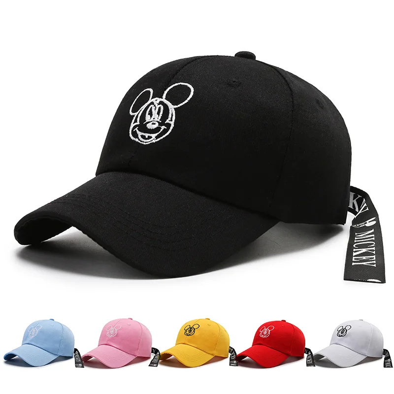 Disney Hoed Vrouwen Lente Baseball Cap Pet Geborduurde Mickey Zonnehoed Reizen Hoed Mannen Mode