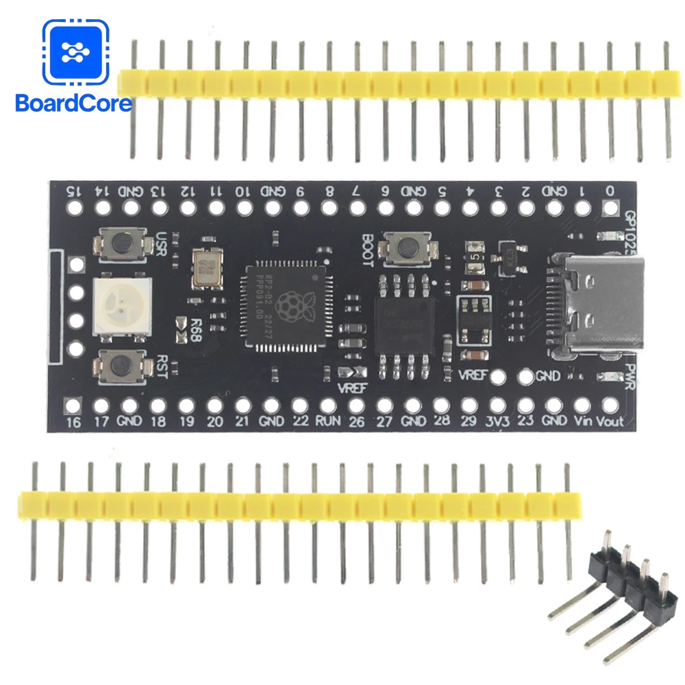 RP2040 Core Board TYPE-C Port for Raspberry Core Board 4MB /16MB Compatible with RP2 Raspberry Pi Pico Micropython
