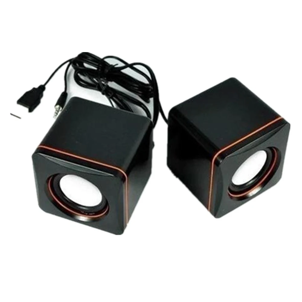 USB Wired Speaker Computer Mini Loudspeaker Home Office PC Stereo Subwoofer Soundbar For Laptop Notebook Sound Box