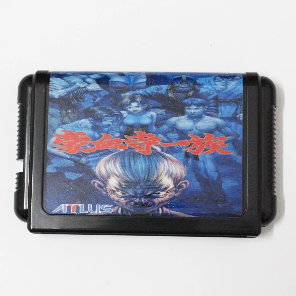 Gouketsuji Ichizoku 16 bit MD Game Card For Sega Mega Drive For Genesis