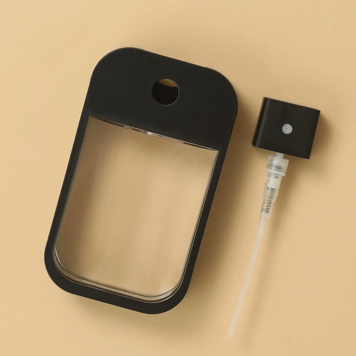 ใหม่ 45ml 6 สีแบบพกพา Hand Sanitizer ขวดแอลกอฮอล์มินิการ์ดสเปรย์ขวด Sub-bottling เครื่องสําอางกด