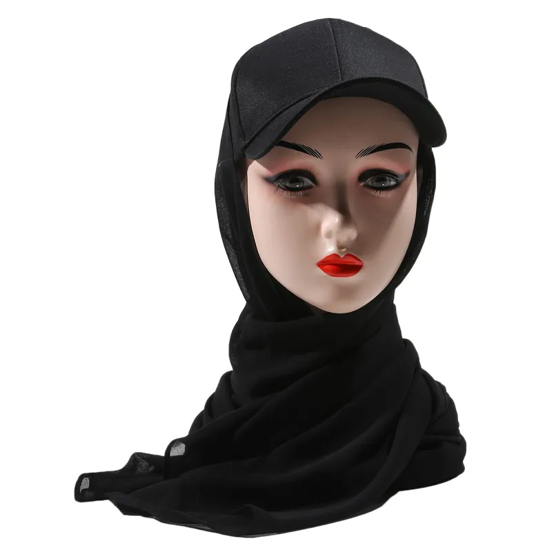 

Baseball Hat Cap Hijab Shawl Instant Hijab Bandana Abaya Turban For Women 2022 New Ready To Wear