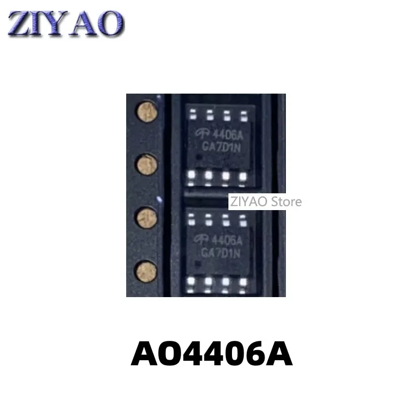 

1PCS AO4406A 4406A SOP8 pin MOSFET screen printed 4406A chip