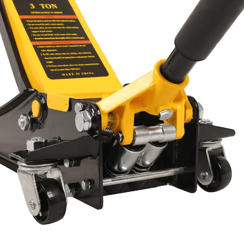 Double Pump 3 Ton Hydraulic Car Jack Lift Jack With CE