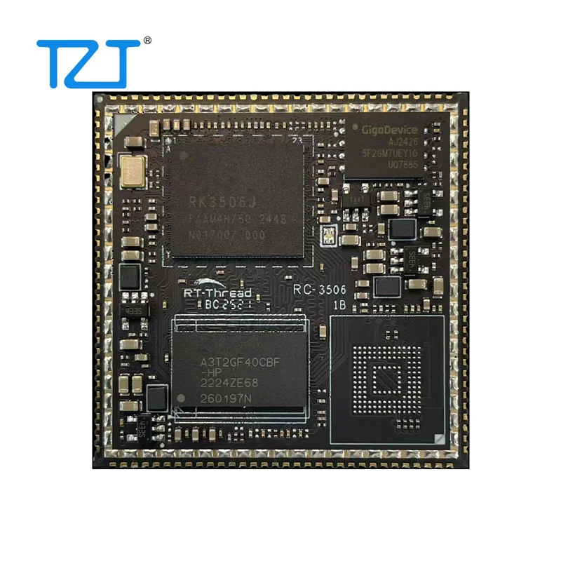 TZT RT-Thread RK3506J Industrial/RK3506B Commercial Grade Core Board 256MB DDR+256MB Flash Support for Linux/Ubuntu/OpenEuler