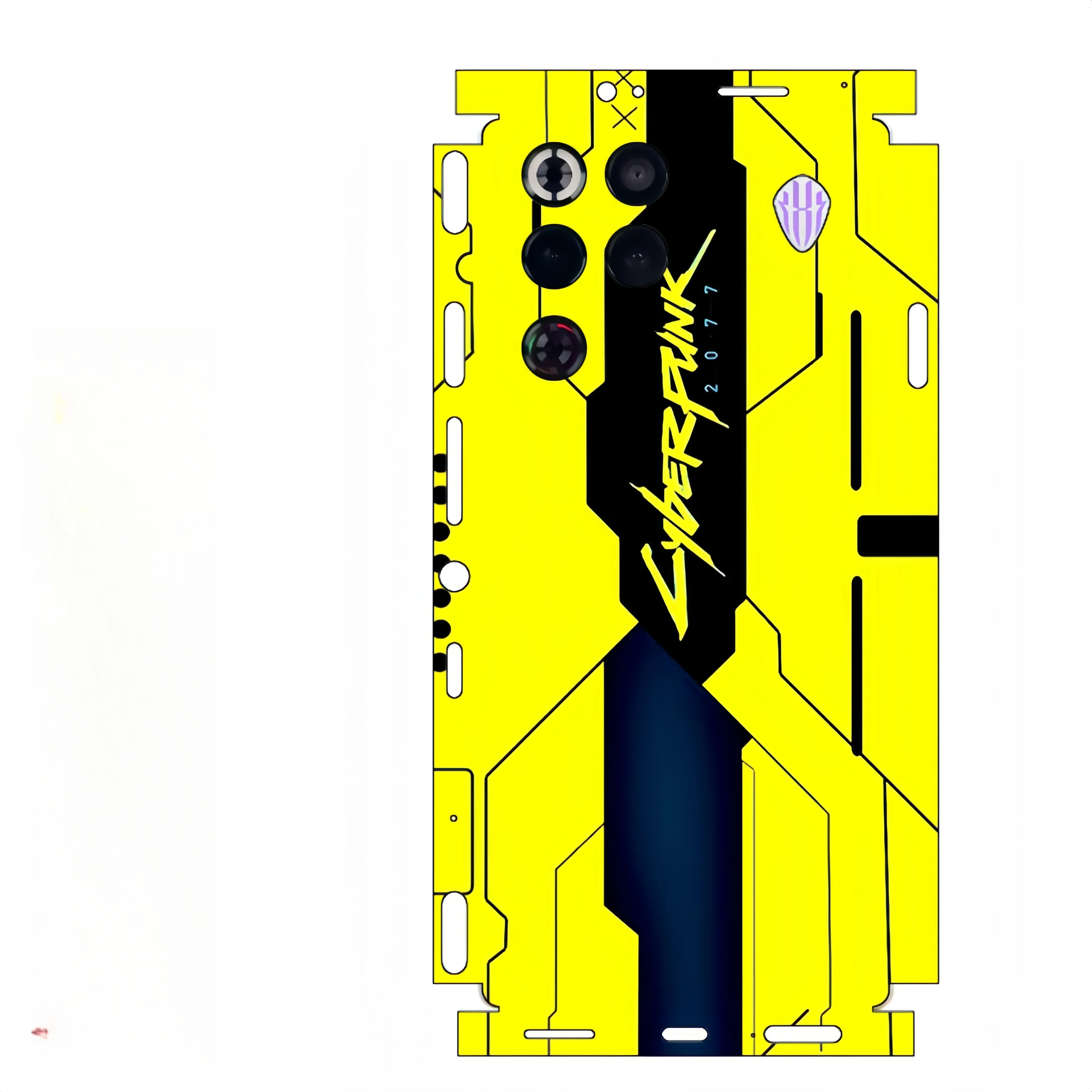 ملصق لاصق لامع لهاتف ZTE Nubia Red Magic 8 8S 9 9S Pro 10 11pro واقي للشاشة الخلفية غطاء الفيلم ملصق غير لامع