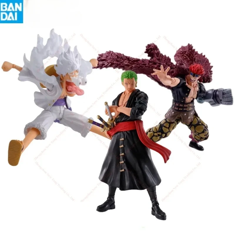 In Stock Original BANDAI S.H.Figuarts SHF Roronoa Zoro Raid Eustass Kid Anime Action Figure Collection Model Toys