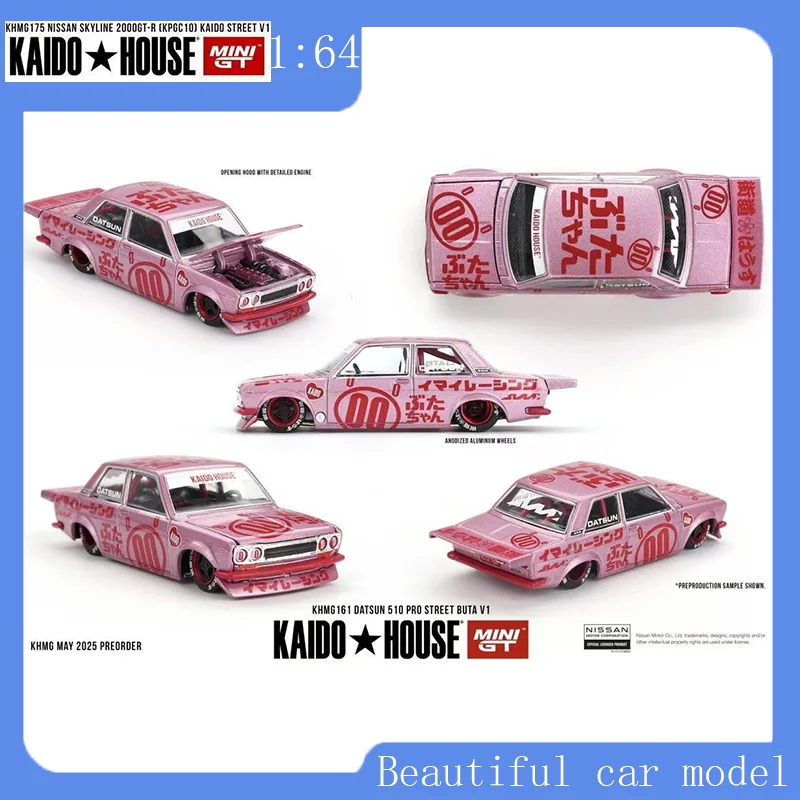 

Kaido House MINIGT1:64 Datsun 510 Pink Alloy Automotive Model