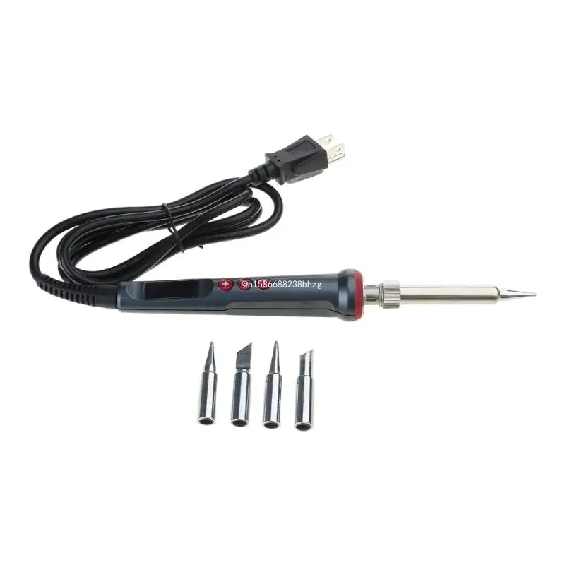 Quality 200W LED Soldering Iron Set with Adjustable and Locked Temperatures Dropship