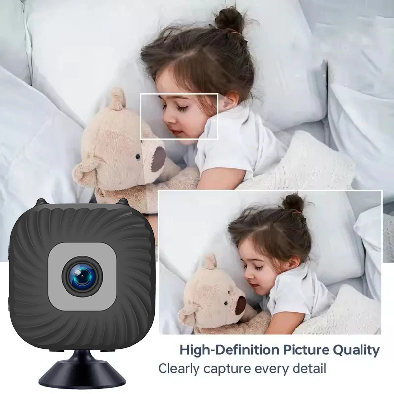 Mini HD Wifi Smart Monitor Surveillance Camera Video Voice DV Recorder Indoor Covert Wireless Security Camera Small Nanny Cam