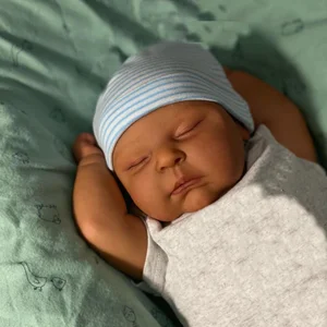 لعبة دمية طفل ولد من جديد للفتاة ، فينيل ناعم ، قماش أطراف ، جسم مثل ، أسنود حقيقي ، ممتلئ الجسم ، بشرة سوداء ، 20 أعلى 10 مبيعات طفل ممتلئ مولود من جديد - رقم 10