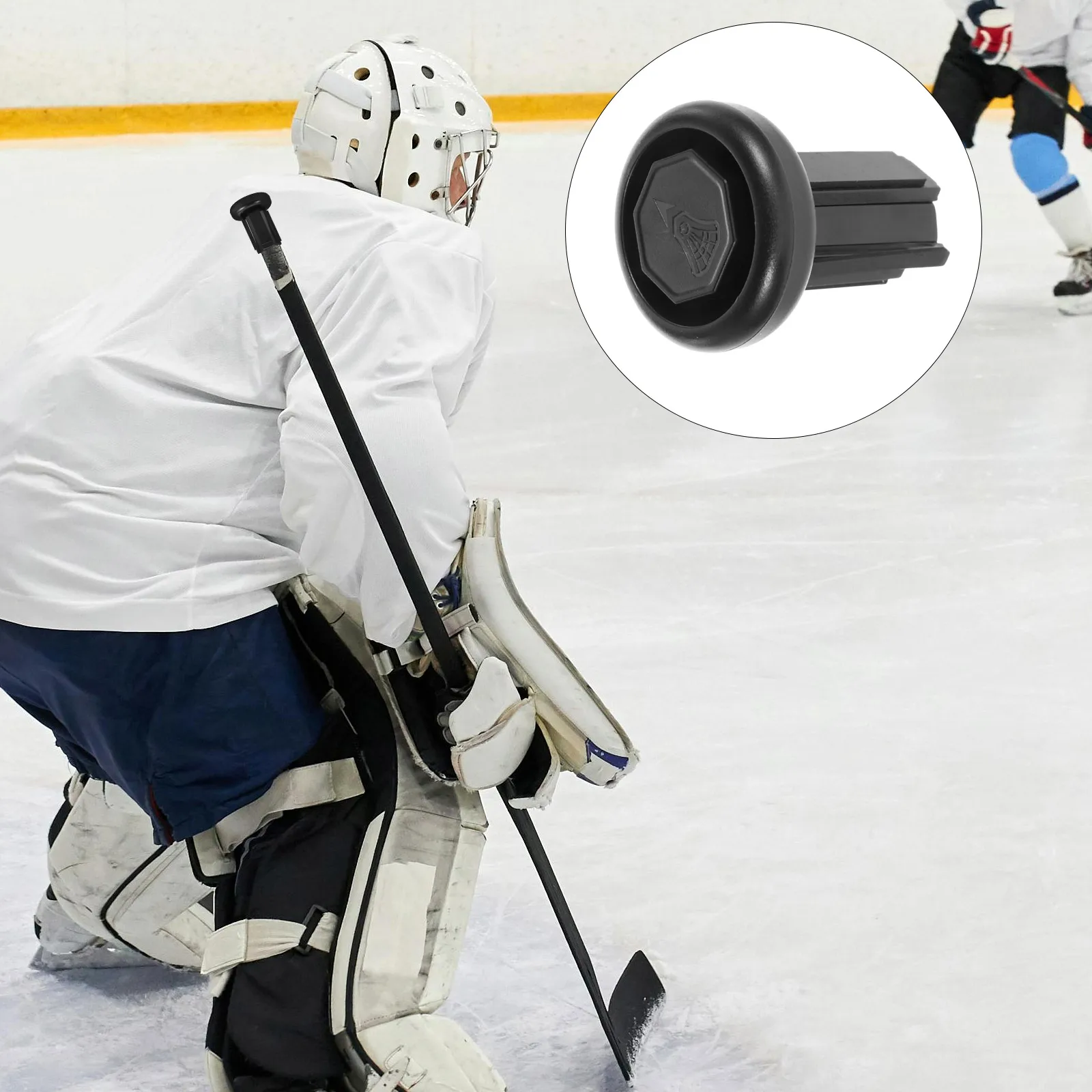 

Stick Tail Cover Ice Plug Component Caps Tip ABS Sticks Covers Rod Protectors Durable Replaceable Covers for Sticks End