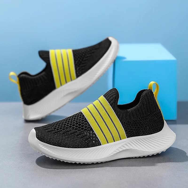 

Summer Kids Boys Shoes Mesh Sports Shoes Children Sneakers for 5-9Y 4 Colors HL677DW