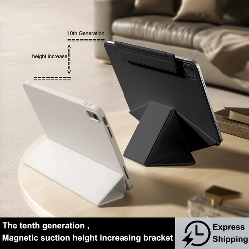 Imagen 2 del producto Funda tipo libro inteligente para iPad Pro 11 Funda M5 2025 iPad Air 11 M3 Funda iPad A16 11th Mini A17 Pro 13 M4 M2 12,9 capa magnética