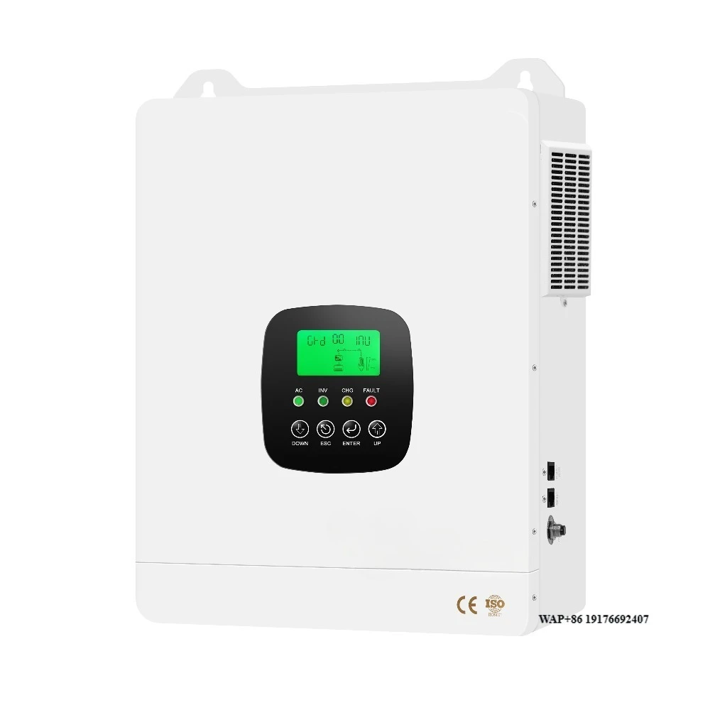 3kw 6kw 8kw10kw 12kw 48v DC 220/230V AC Pure Sine Wave Solar Inverter Dual MPPT On/off Grid Solar Hybrid Inverter