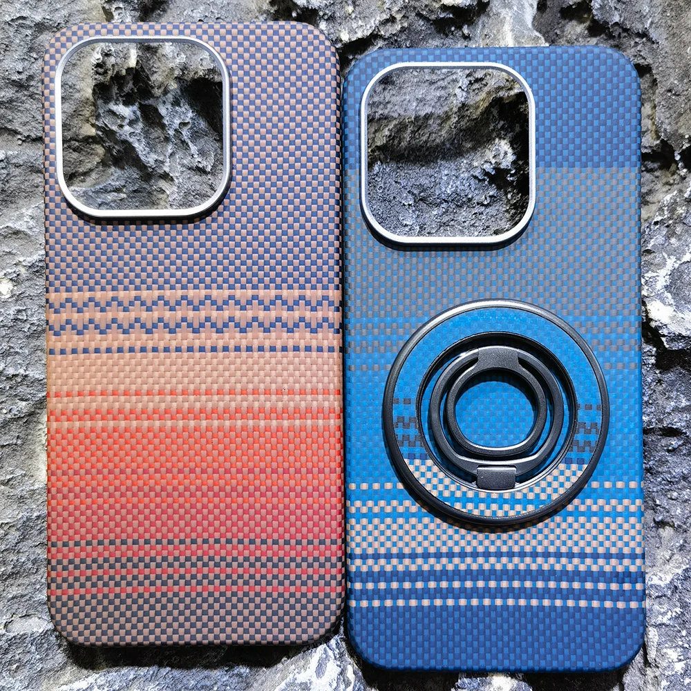 Hot sales Carbon Fabric Fiber Aramid Case For OnePlus 15 Phone Cover For Magsafe Magnetic Magnets Shockproof