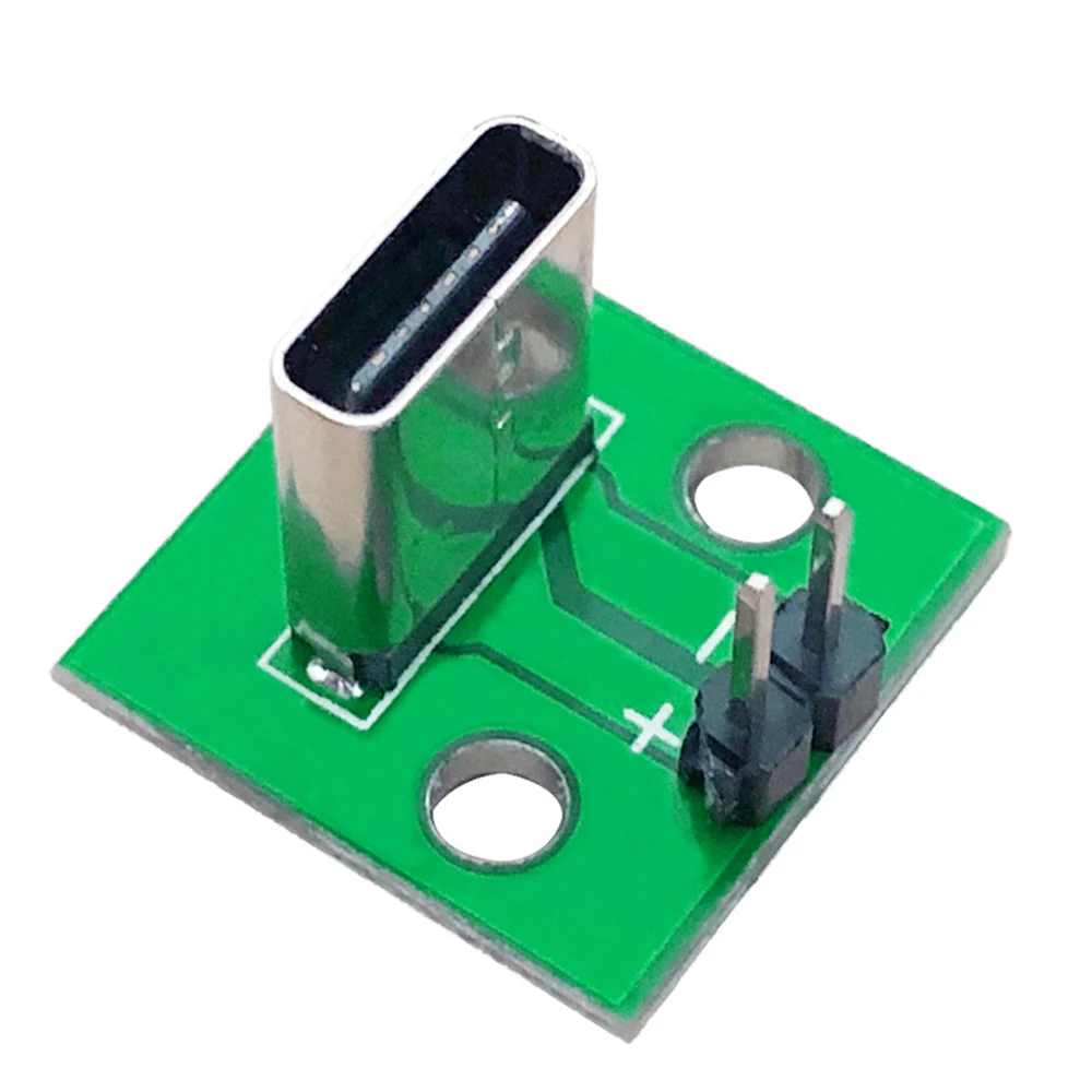 10PCS TYPE-C cavo di ricarica dati scheda di prova Jack scheda adattatore 6P presa femmina scheda adattatore di prova con scheda di prova della linea PCB