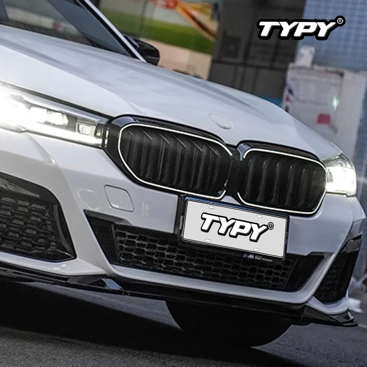 

Светодиодная решетка автомобиля для BMW 5 серии G38 LCI 2021-2023, передняя подсветка, автомобильная решетка, автомобильные аксессуары