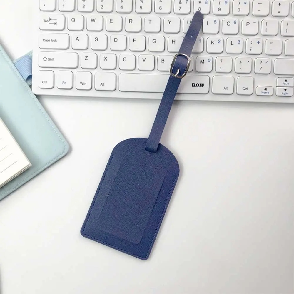 

Portable Handbag Label PU Leather Airplane Check-in Boarding Pass Travel Accessories Luggage Tag Airplane Suitcase Tag