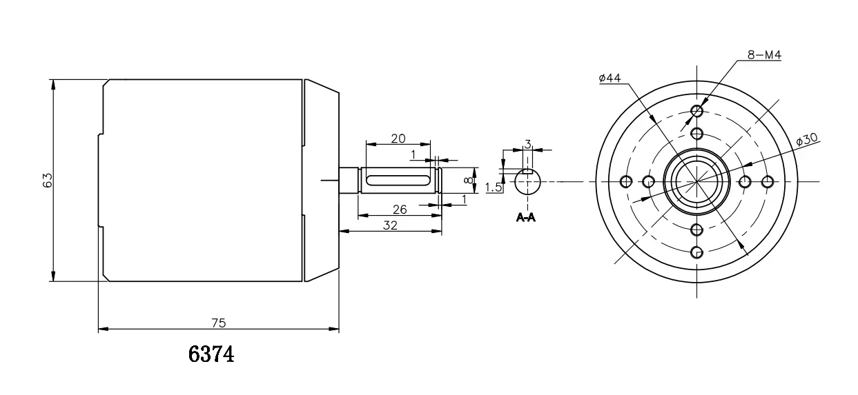 DIY Preferred Multi-model 48V Outrunner Sensor Brushless Electric Skateboard Motors for Motorized Scooter