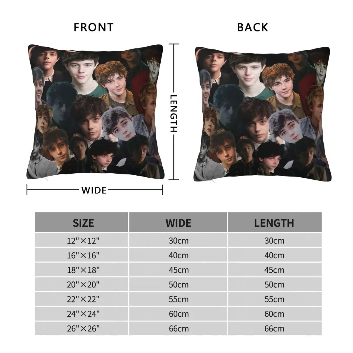Jack Wolfe Wylan Hendriks Shadow And Bone Pillowcase Polyester Linen Velvet Creative Throw Pillow Case Sofa Seater Cushion Cover