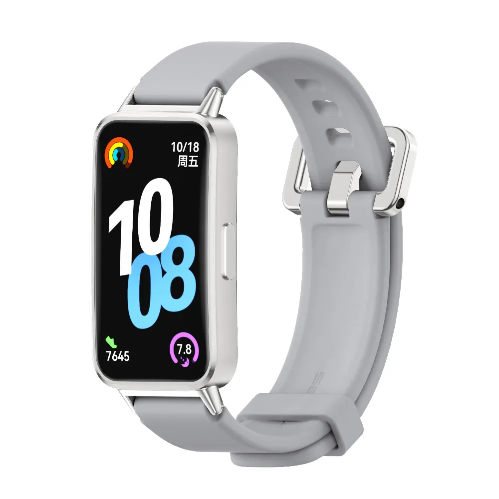 For Huawei Band 10 Strap Wristband For Huawei Smart Band 10 Silicone Watchband for Huawei Band 9 8 Bracelet Accessories Casual