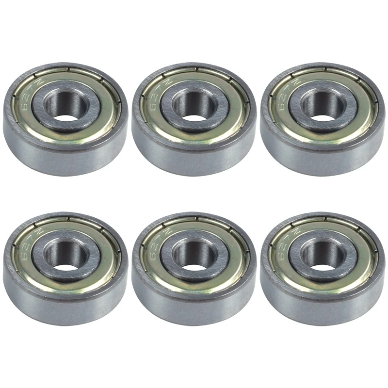 

6X Silver Metal 627Z Deep Groove Ball Bearing Ball Bearing 7Mm X 22Mm X 8Mm