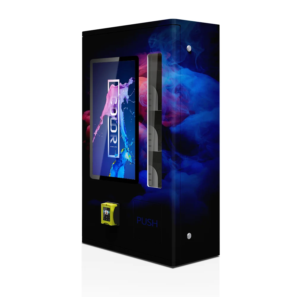 Wall Mounted Lash Vending Machine With Touch Screen Beauty Makeup Vending Machine with Card Reader