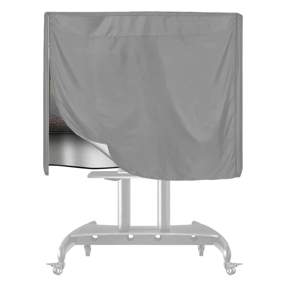 Indoor And Outdoor Use 45-60 Inch TV Cart Cover Heavy-Duty TV Cover Condensation Prevention Customizable Fit Easy Installation