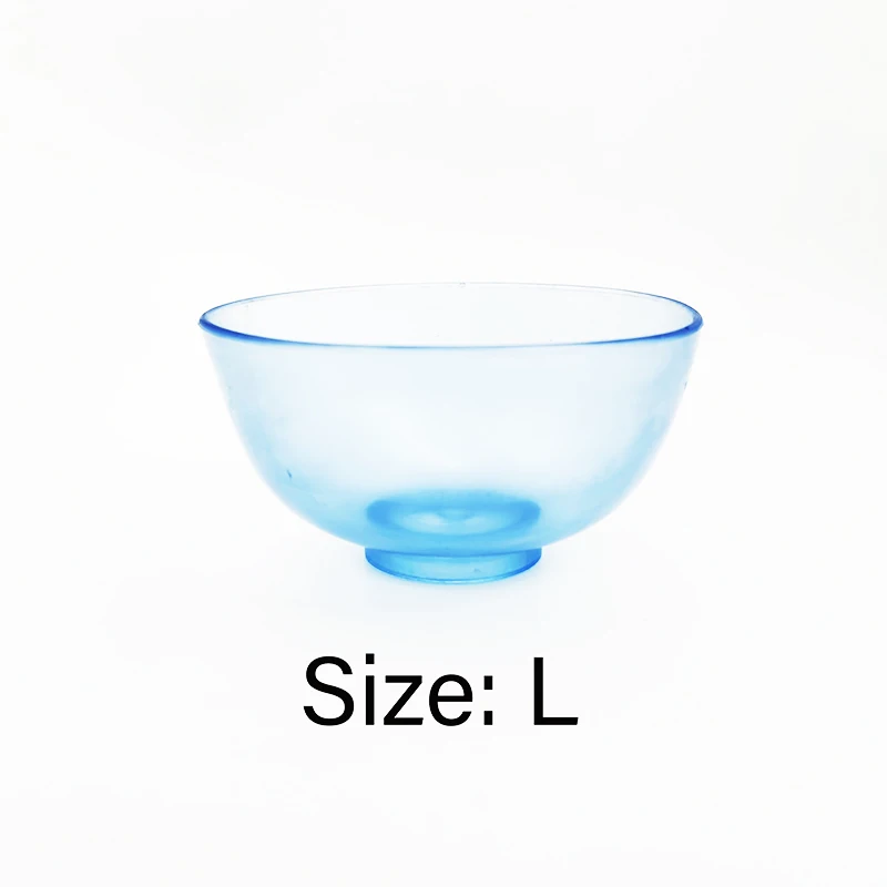 

S/m/l Dental Transparent Plastic Mixing Bowl Dentist Gypsum Mixing Container Blue Rubber Mixing Bowl