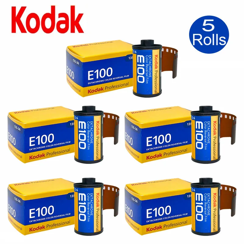 135 Positive Film Original Kodak E100EKTACHROME135 Color Reversal Film 35mm Film Suitable For Film Camera Kodak M38/H35/F9S Film