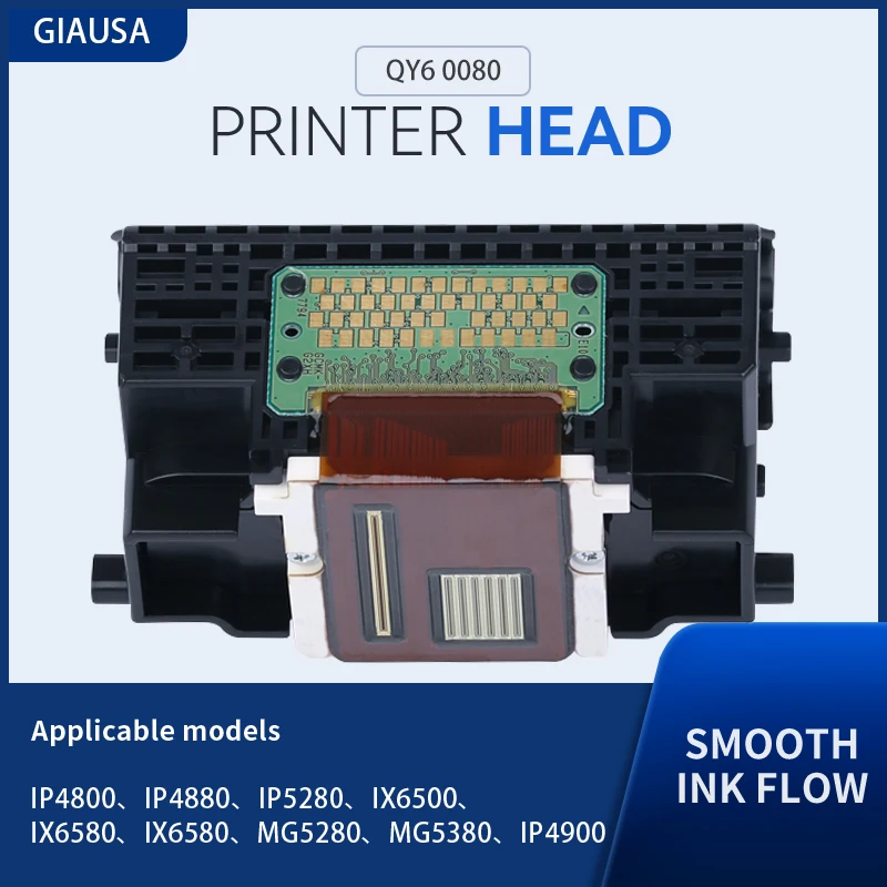 

Printhead QY6 0080 Print Head For Canon IP4980 IP4900 MG5280 MG5380 MX888 IX6500 IX6580 IP4800 IP4880 QY6 0080 Printer Head