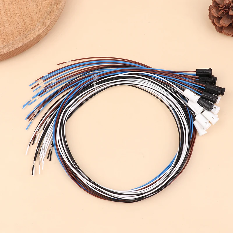 10Pcs Low Voltage Design G4 Lamp Socket Stable Inner Wire Miniature LED Crystal Lamp Holder Light Bulb Halogen Light Bulb Base