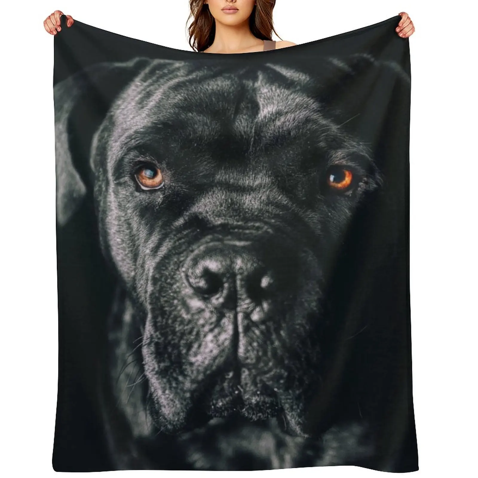 

The art of dog Cane Corso - Italian Mastiff Throw Blanket Extra Large Throw Thin Fashion Sofas Plush Blankets