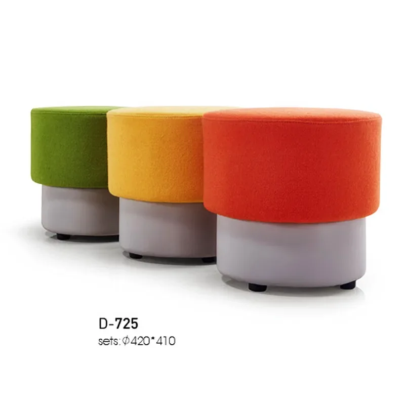 Picture 3: Home sofas, round stools, and other reception fabric sofas