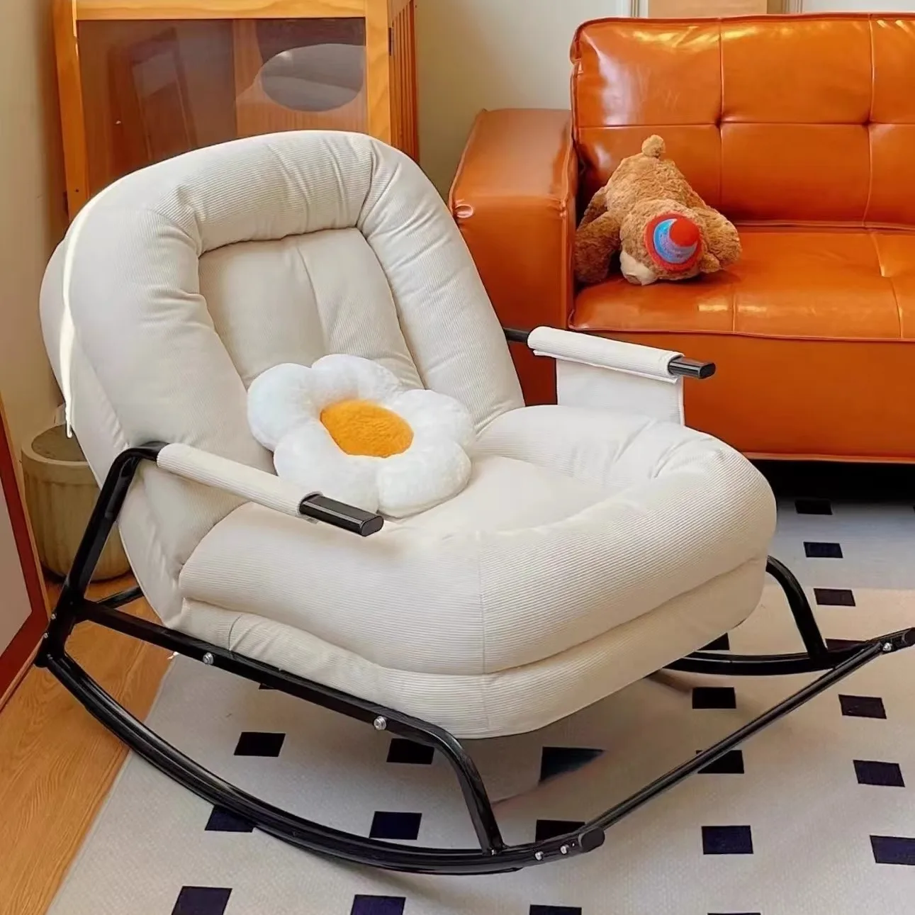 Lazy Sofa,Dog House,Rocking Chair,Home Living Room,Balcony, Folding Chair, Can Sit or Lie Down, Nap Time, Single Folding Chair