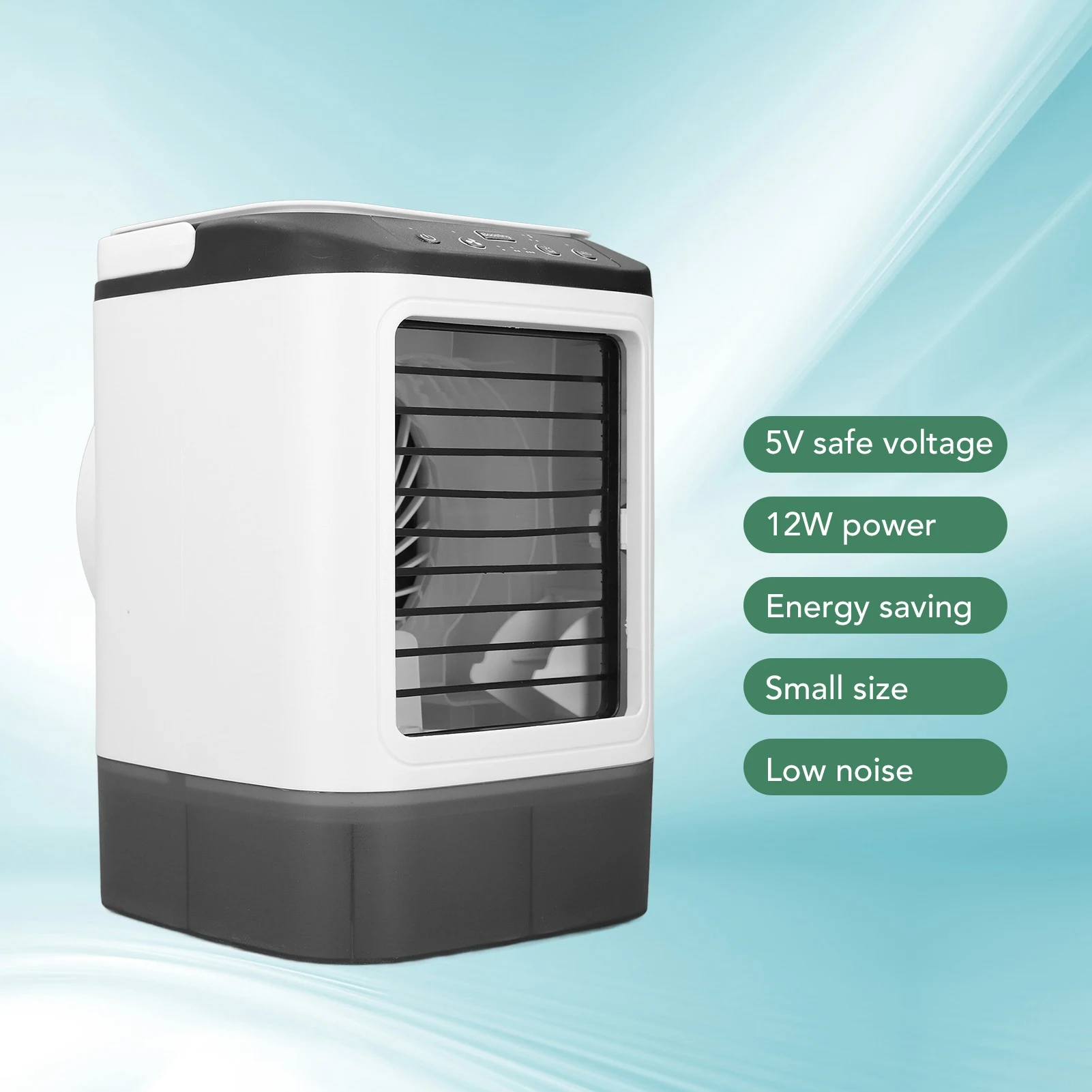 Portable Air Conditioner 900ml Atomization Function Adjustable Wind Speed Personal Mini Air Cooler for Home Bedroom Office