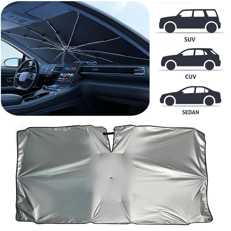 

Summer Car Front UV Protection Windscreen Sunshade Foldable Heat Insulation Car Accessories Seat Anti-aging Protection