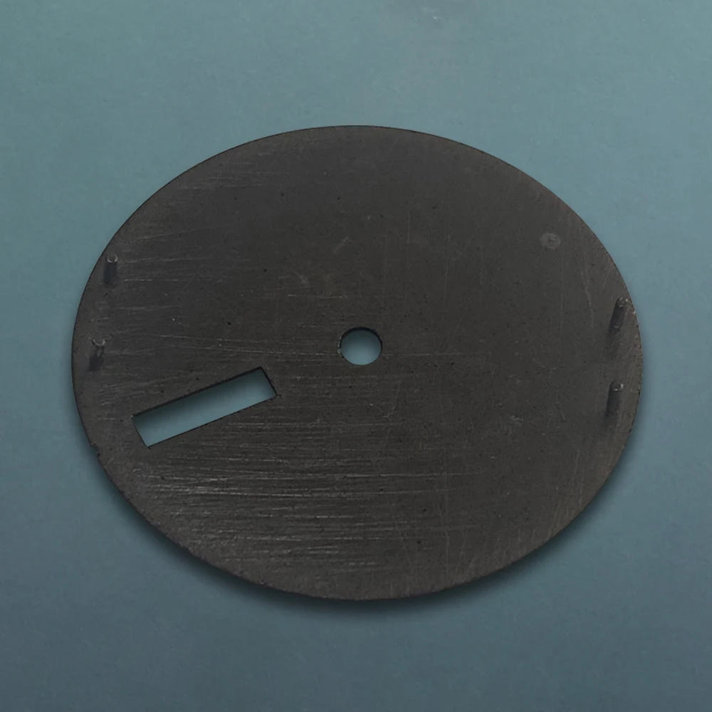 28.5mm S5 Logo SKX007 Dial Fit NH36/4R36 Movement Green Luminous Black Matte Dual Calendar Dial Watch Modification Accessories