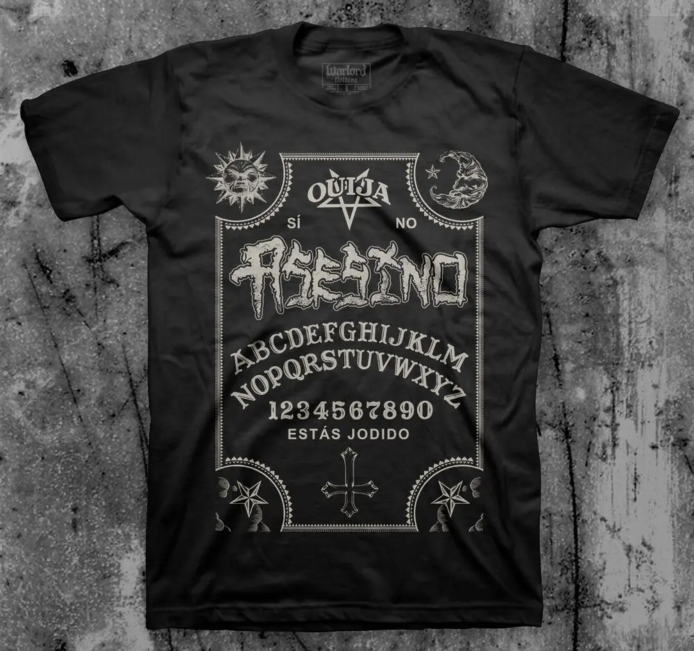 Asesino 'Ouija' T Shirt  High Quality 100%Cotton Short Sleeve