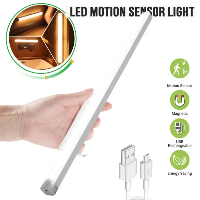 Intelligent Automatic Wireless Strip Human Body Induction Magnetic Suction Charging Night Light Multi Specification Lights