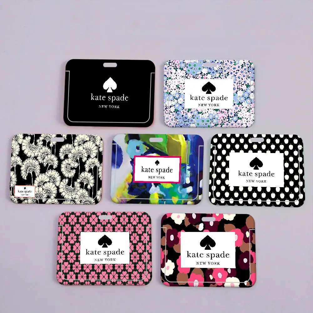 Porta Tarjetas de Crédito K-Kate S-Spade con Cordón Largo, Porta Identificaciones con Nombre para Empleados, Accesorios para Enfermeras